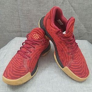 Adidas Harden Vol. 1 LS Primeknit Collegiate Burgundy EUC cq1400 Men's SZ 9.5